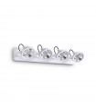 Plafonnier Glim Métal blanc 4 ampoules 19cm