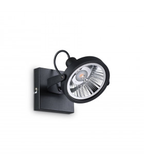 Lampada da soffitto Glim Black Metal 1 lampadina 19cm