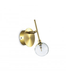 Lampada da parete con luce da lettura Maracas Metallo Ottone antico 1 lampadina 20cm