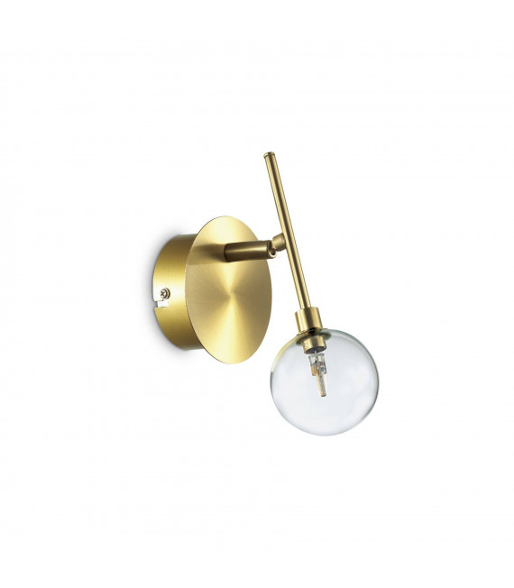 Lampada da parete con luce da lettura Maracas Metallo Ottone antico 1 lampadina 20cm