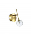 Wall lamp with reading light Maracas Metal Antique brass 1 bulb 20cm