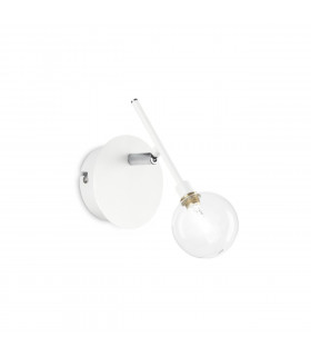 Foco Maracas Vidrio, metal Latón 1 bombilla 20cm