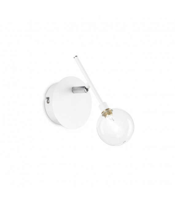 Strahler Maracas Glas, Metall Messing 1 Glühbirne 20cm