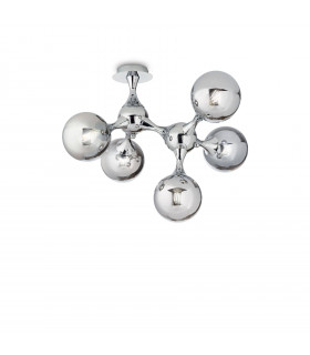 Ceiling light Nodi Metal Chrome 5 bulbs 55cm