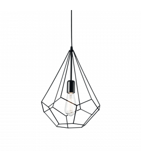 Ampolla pendant light 1 bulb White metal
