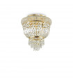 Ceiling light Design Dubai Metal Brass 3 bulbs 35.5cm