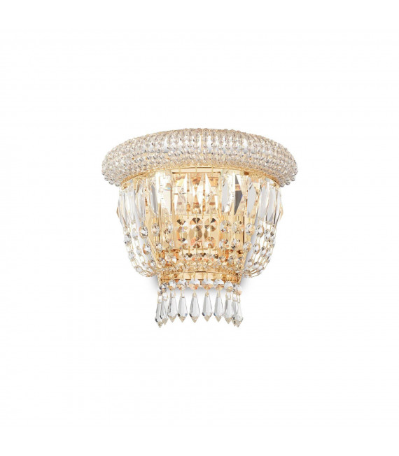 Applique design Dubai Métal Laiton 2 ampoules 23cm
