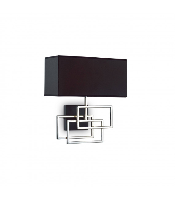 Lampe avec abat jour Luxury Métal Chrome 1 ampoule 39cm