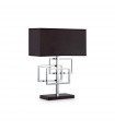 Luxury Metal Chrome table lamp 1 bulb 46.5cm