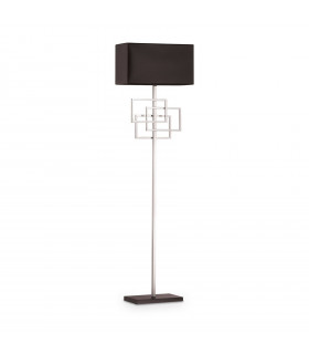 Lampada da terra Luxury Metal Chrome 1 lampadina 162cm