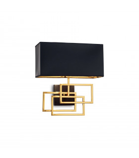 Lamp with shade Luxury Metal Brass 1 bulb 39cm