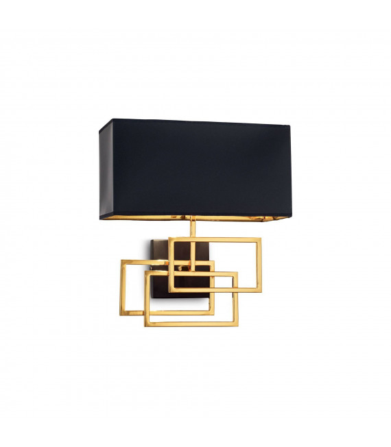 Lámpara con pantalla Luxury Metal Latón 1 bombilla 39cm