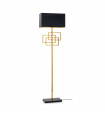 Floor lamp Luxury Metal Brass 1 bulb 162cm