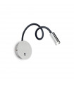 Applique avec liseuse Focus-2 1 ampoule Métal Chrome