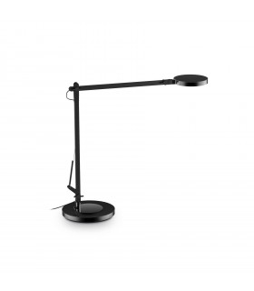 Tischleuchte Futura Aluminium Schwarz 1 Glühbirne 65,5cm