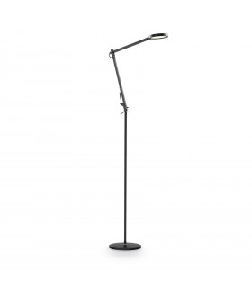 Lampe de lecture Futura Aluminium Noir 1 ampoule 145cm