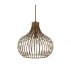 Suspension Onion Métal Marron 1 ampoule 52,5cm