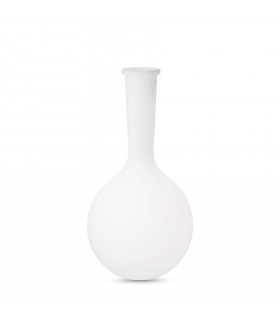 Tragbare Gartenlampe Jar Weißer Kunststoff 1 Birne 101cm