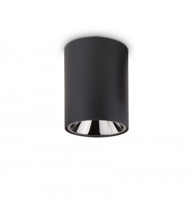 Spot Downlight Nitro Aluminium Noir 1 ampoule 14cm