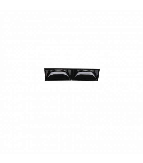 Foco empotrable Lika Aluminio Negro 2 bombillas 5,4cm