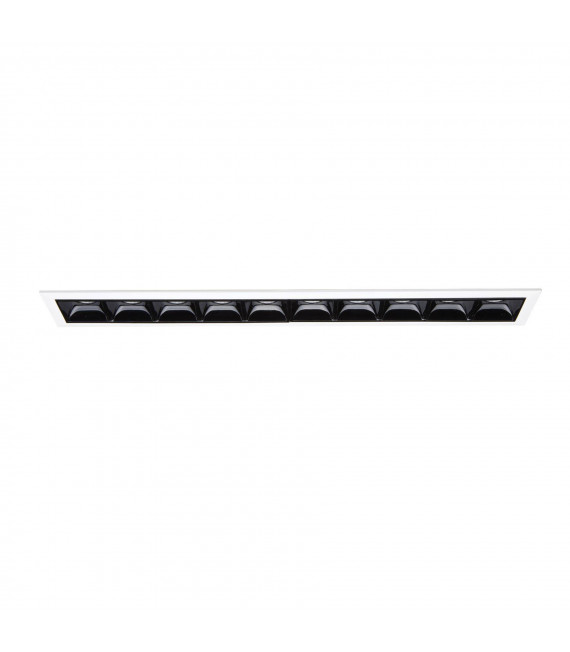 Faretto da incasso Lika Alluminio bianco 10 lampadine 4,8 cm