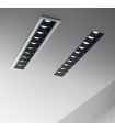 Recessed spotlight Lika Aluminum Black 10 bulbs 5.4cm