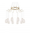 Karousel Metal Brass Pendant 10 bulbs 112cm