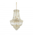 Grand Chandelier Dubai Métal Laiton 10 ampoules 98cm