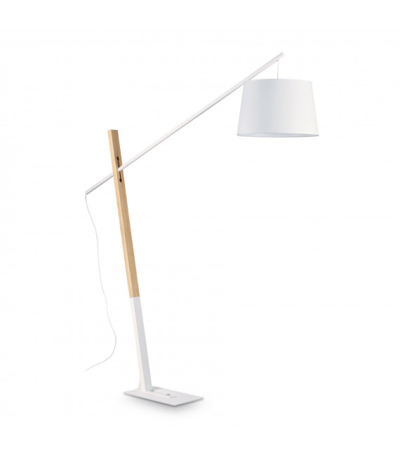 Lampadaire Eminent Bois blanc 1 ampoule 227cm