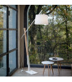 Eminent Floor lamp White wood 1 bulb 227cm