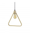 Design pendant lamp Abc Metal Antique brass 1 bulb 47cm