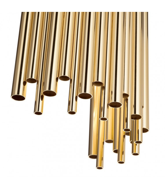 Aplique Pan Metal Oro 2 bombillas 58cm