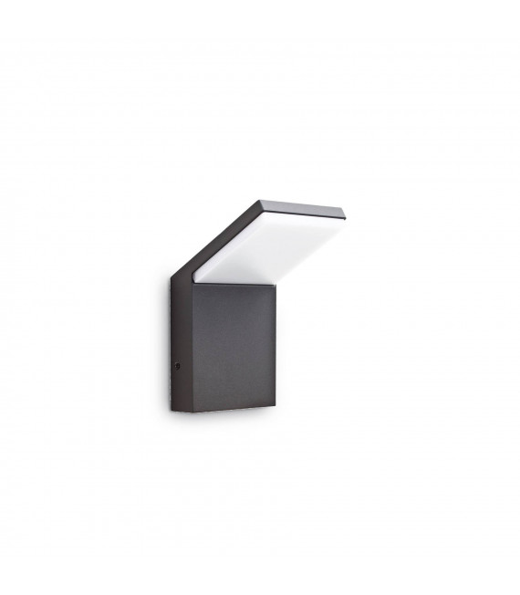 Applique moderna Style Alluminio Antracite 1 lampadina 17cm