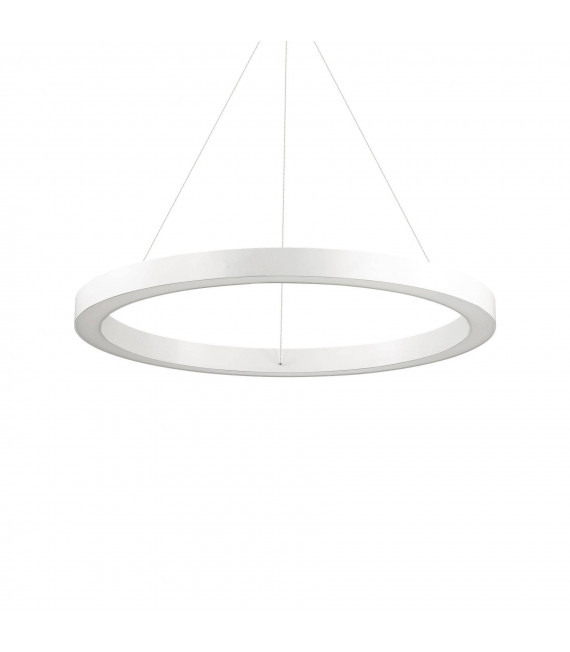 Suspension LED intégré Oracle Aluminium blanc 1 ampoule 19,5cm
