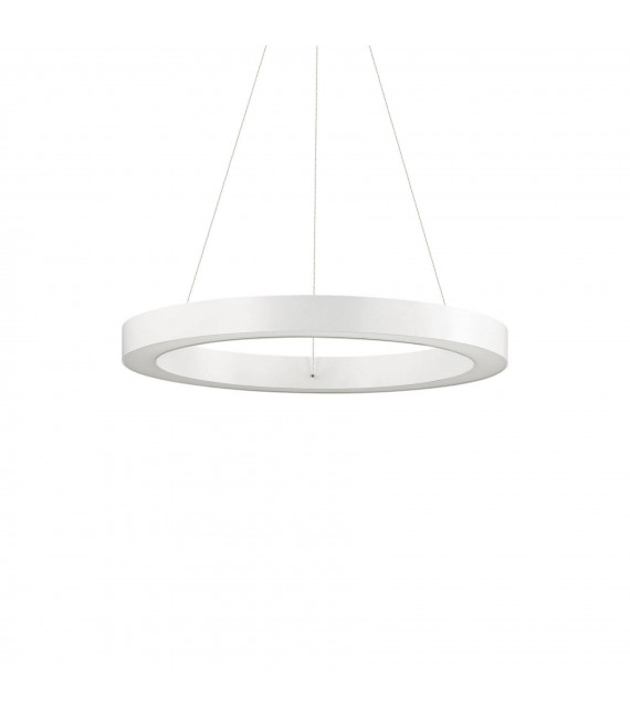 Suspension LED intégré Oracle Aluminium blanc 1 ampoule 19,5cm