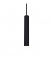 Suspension design Tube Aluminium Noir 1 ampoule 40cm