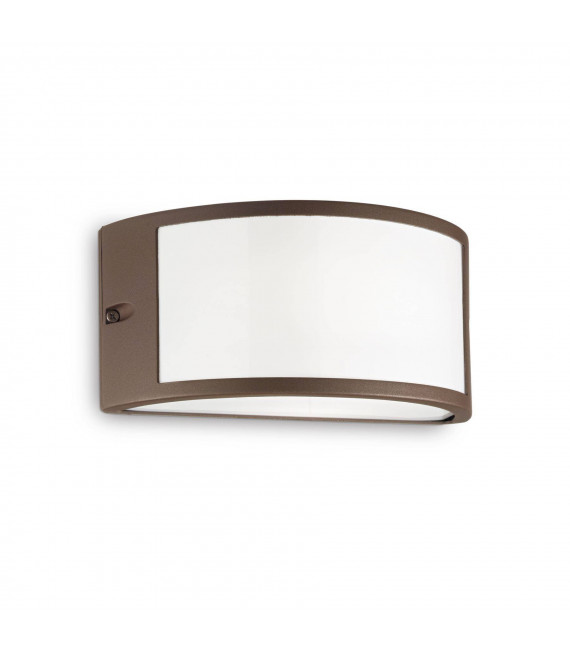 Aplique Rex-1 Aluminio Café 1 bombilla 12cm