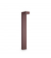 Garden bollard Sirio Aluminum Café 2 bulbs 80cm