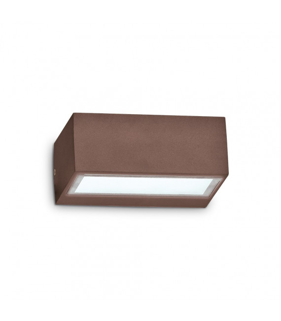 Applique de jardin Twin Aluminium Café 1 ampoule 6,5cm