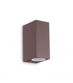 Applique da giardino Up Aluminium Café 2 lampadine 15cm