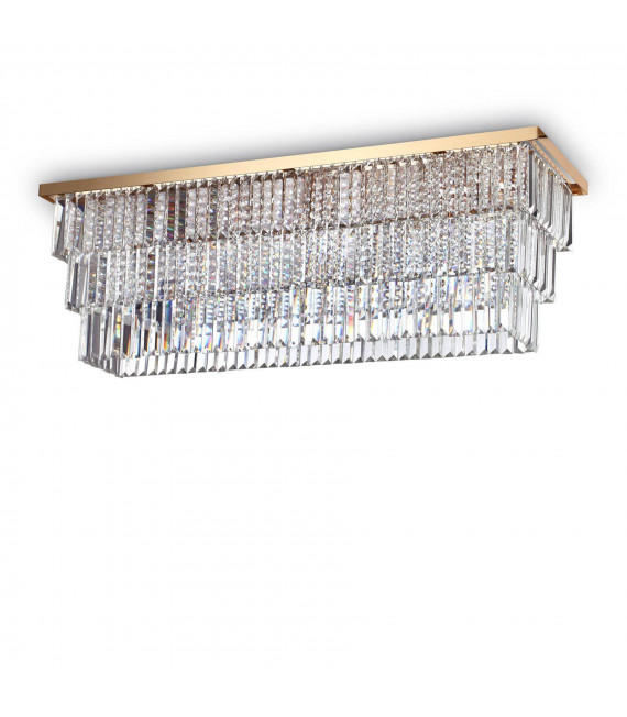 Plafoniera di design Martinez Metal Gold 8 lampadine 38cm