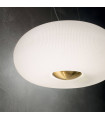 Arizona pendant light White glass 5 bulbs 37.5cm