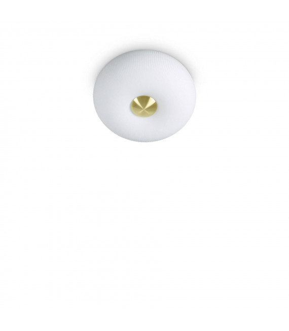 Plafoniera Arizona Vetro bianco 2 lampadine 18cm