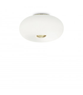 Ceiling light Arizona White glass 5 bulbs 25cm