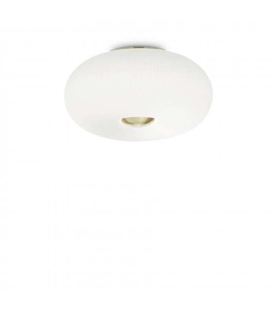 Plafoniera Arizona Vetro bianco 5 lampadine 25cm
