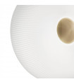 Plafonnier Arizona Verre blanc 5 ampoules 25cm