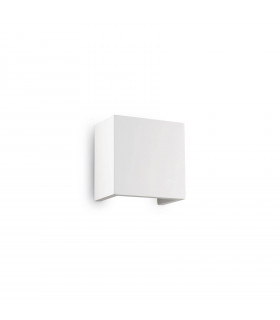Applique murale Flash Gypse blanc 1 ampoule 12,5cm