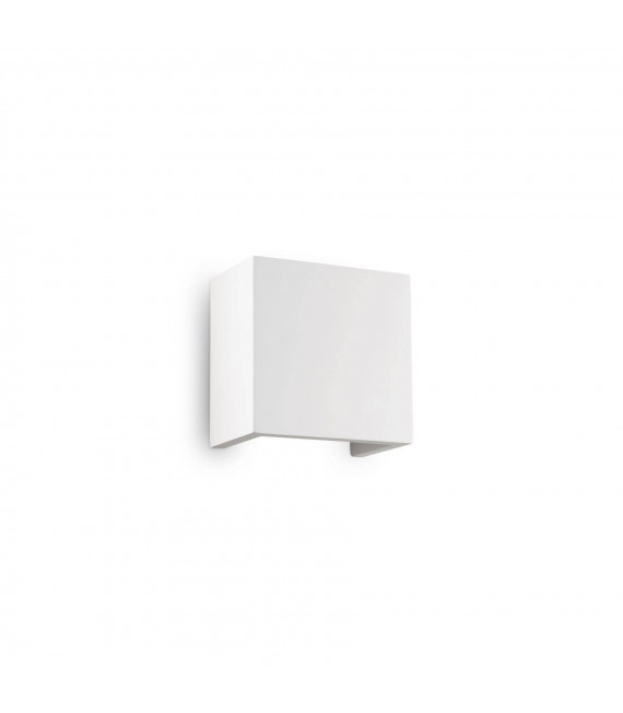 Aplique Flash escayola blanca 1 bombilla 12,5cm
