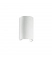 Applique murale Flash Gypse blanc 1 ampoule 18cm