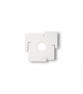 Plafonnier Totem Métal blanc 1 ampoule 3cm